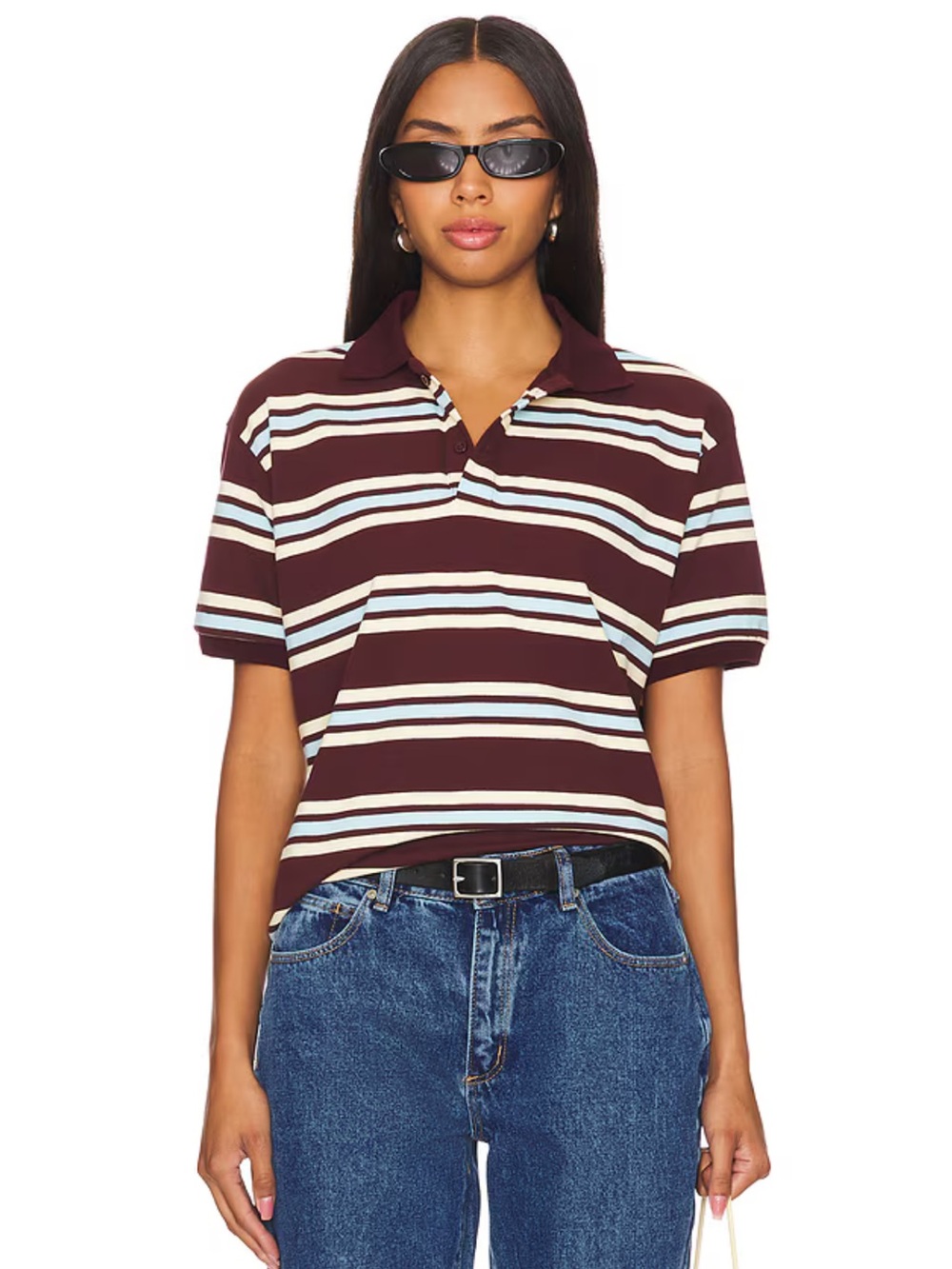 Lioness leisure polo in chocolate multi